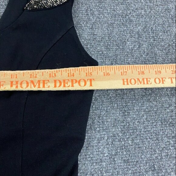 Guess‎ Dress Women's Medium Black Sheath Shift Sleeveless Viscose Blend M - Picture 3 of 8